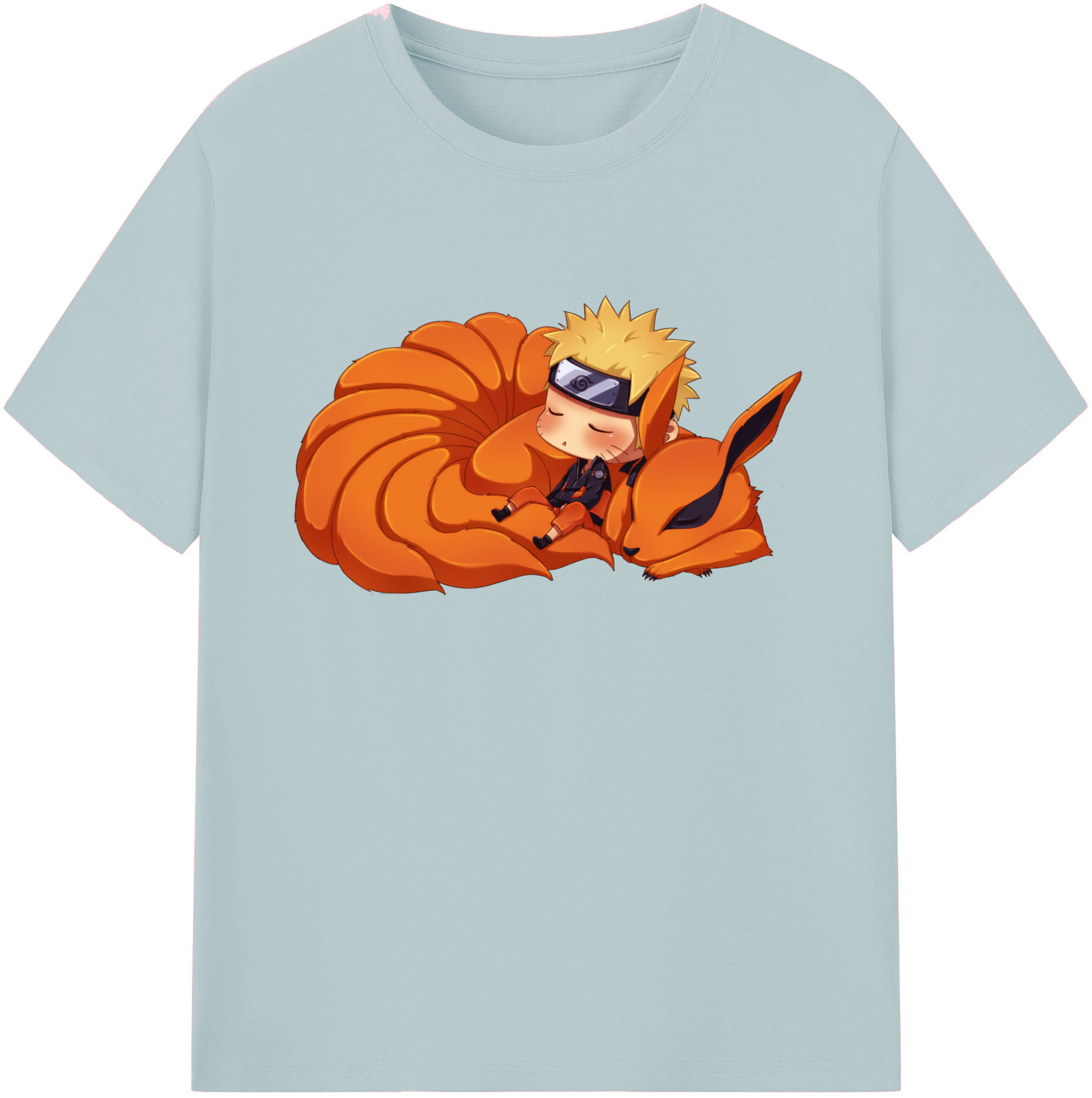 （画像用） NARUTO -ナルト- うずまき ナルト Uzumaki Naruto 綿100％半袖Tシャツ（フロントプリント）